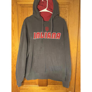 Indiana University Campus Heritage Hoodie Sweatshirt Large
